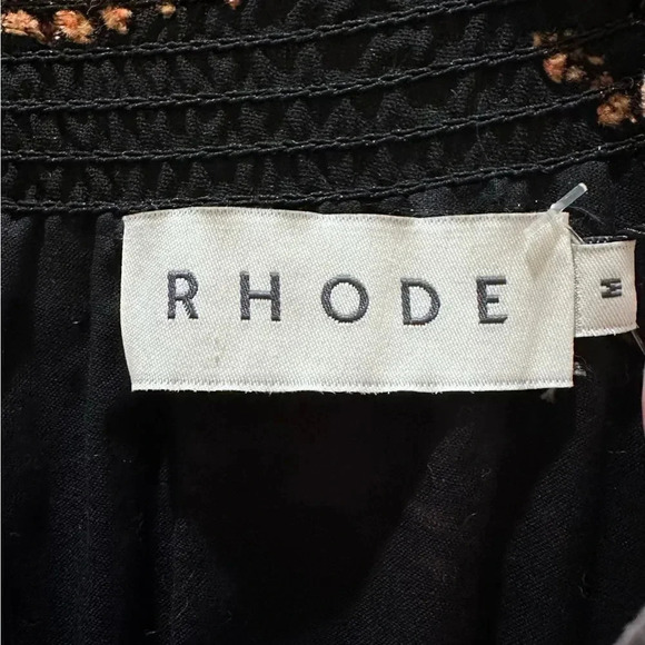 Rhode Marika Mini Tent Dress in Ikat Clip Jacquard - Picture 12 of 15